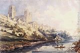 Famous Castle Paintings - Durham Cathedral and Castle